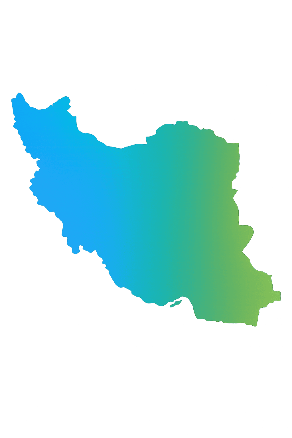 Vietnam map in TradeImeX blue and green theme