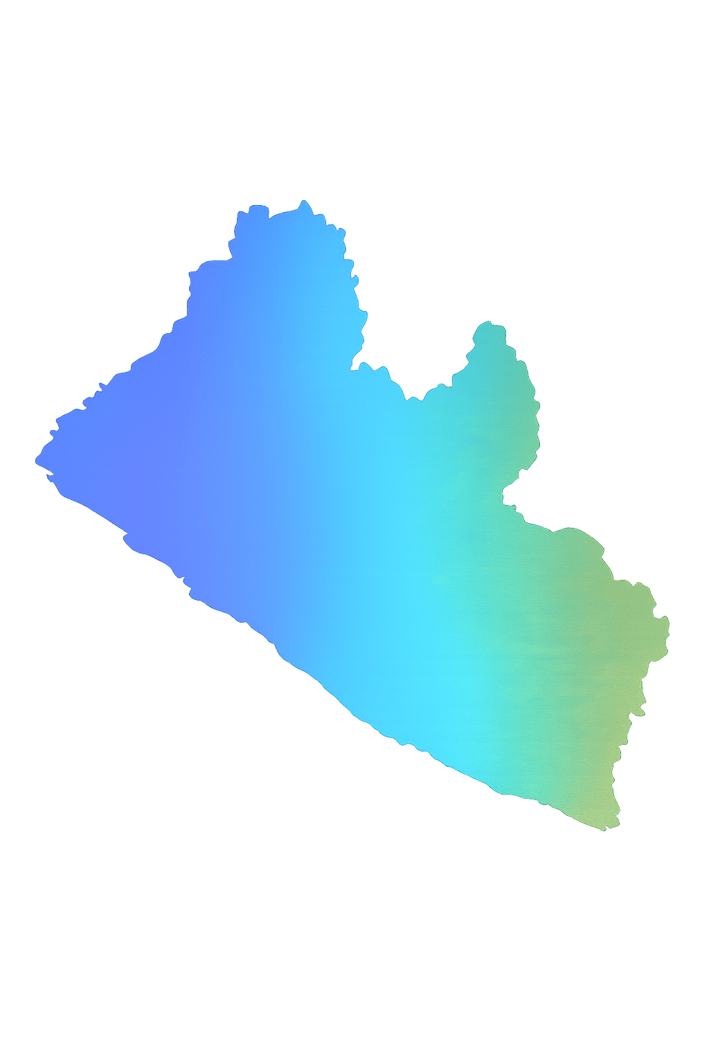 Vietnam map in TradeImeX blue and green theme
