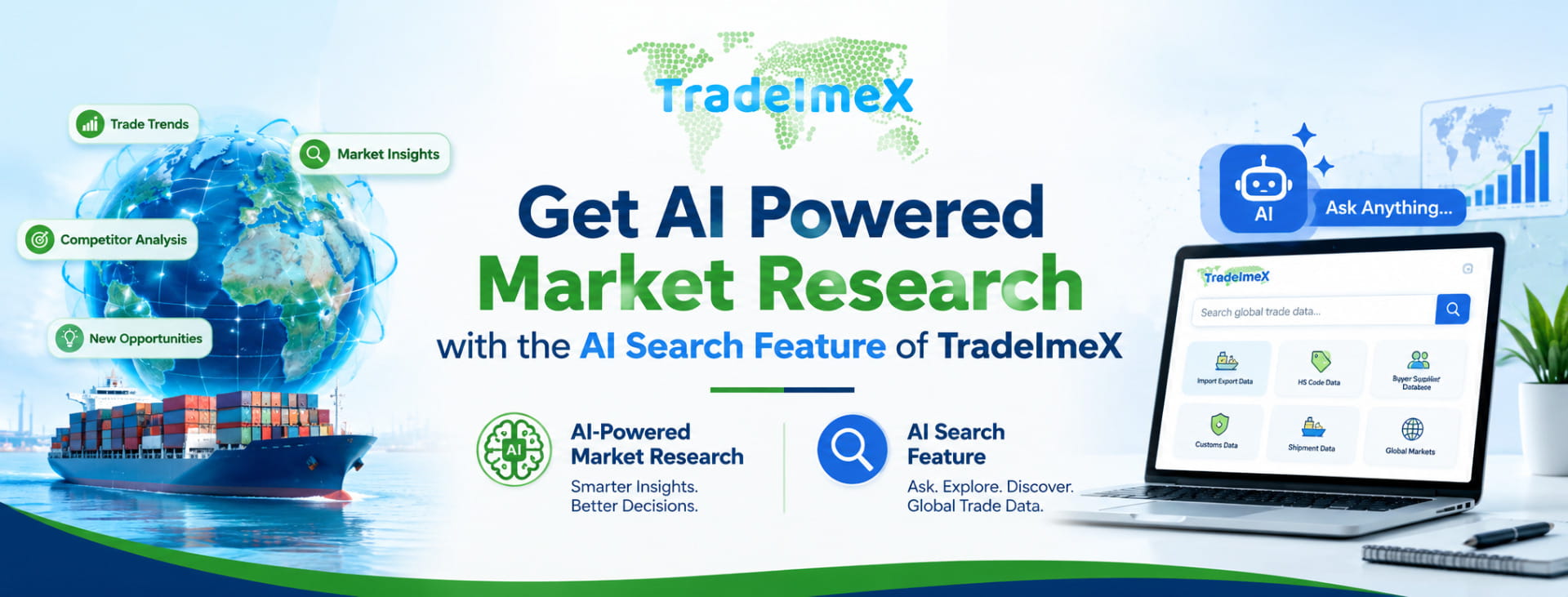 Get AI-Powered Market Research with the AI Search Feature of TradeImeX