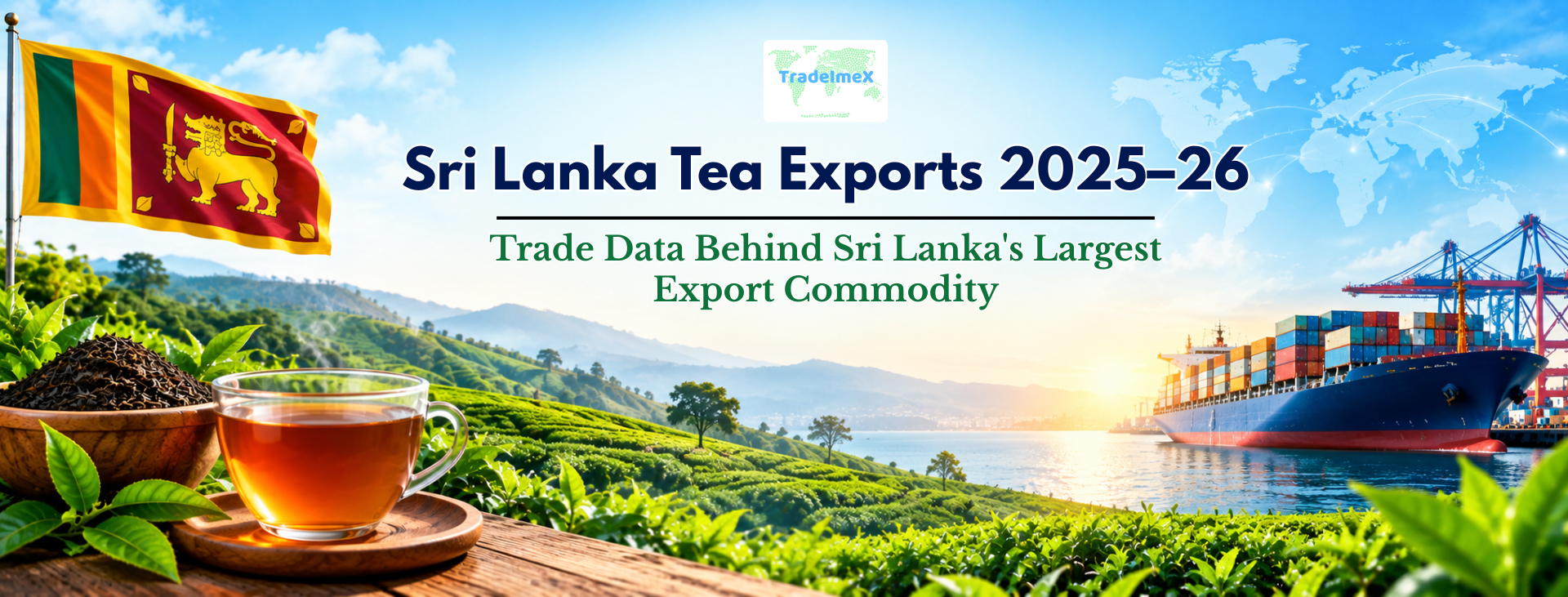 Sri Lanka Tea Exports 2025–26: Trade Data Behind Sri Lanka's Largest Export Commodity