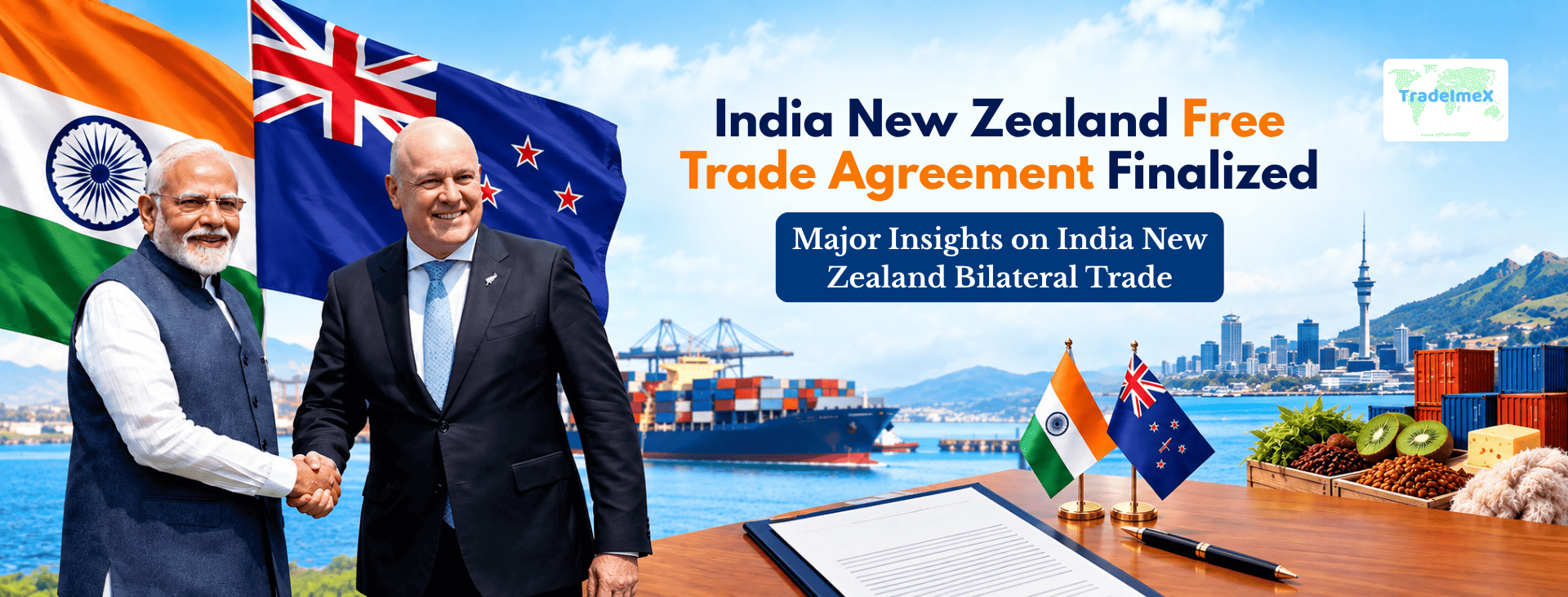 India-New Zealand Free Trade Agreement Finalized: Major Insights on India-New Zealand Bilateral Trade 
